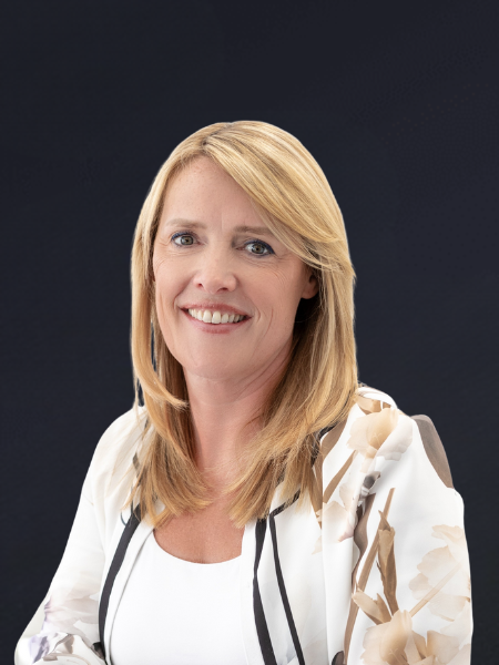 IMSERV CEO Jo Cox Headshot Photo on Grey Background
